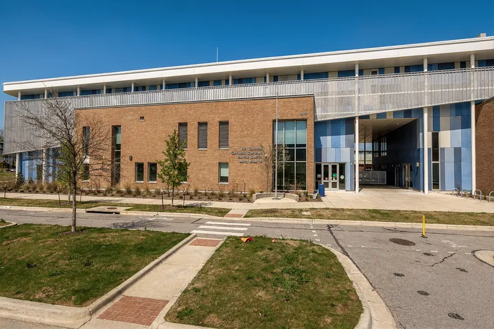 Suburban school campus environment in 78723 Austin area