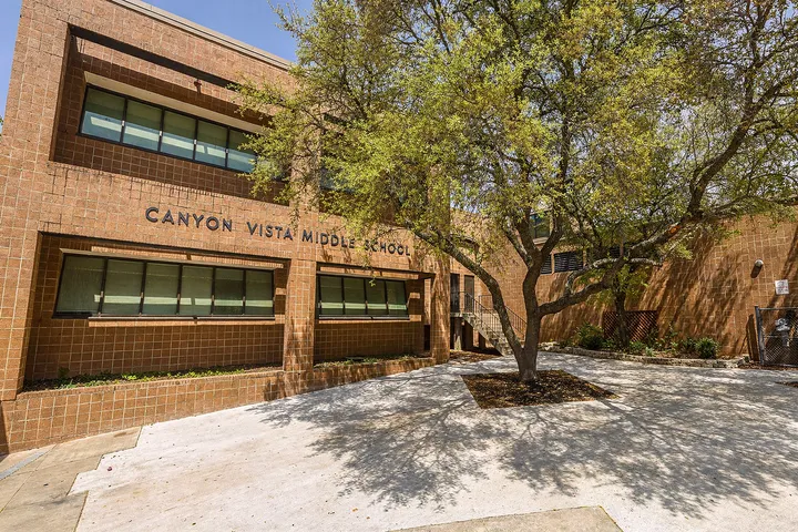 Suburban school campus environment in 78750 Austin area