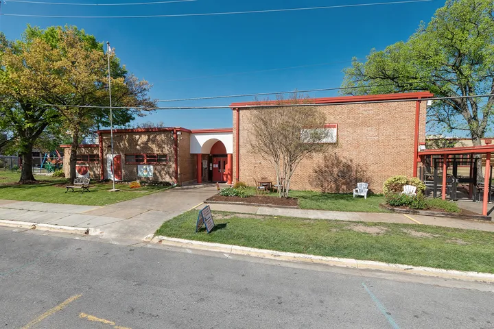 Suburban school campus environment in 78751 Austin area