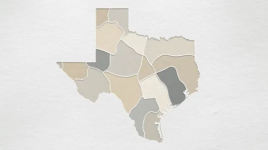 Austin neighborhood map and residential street representing local ZIP code guides.