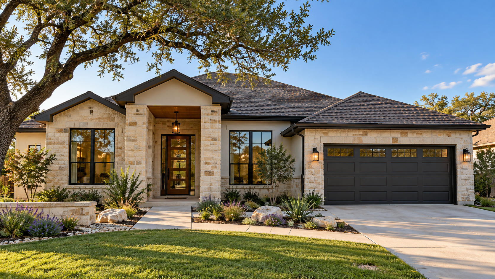 Front exterior of an Austin-area home
